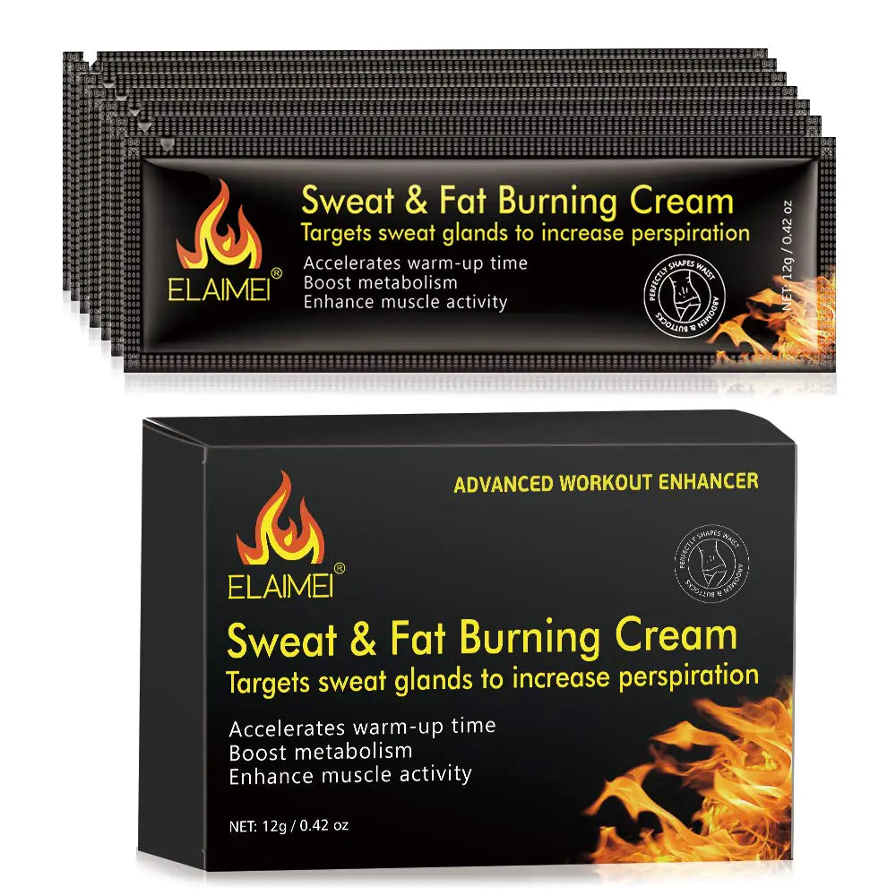 10 Pack Hot Cream Workout Enhancer Sweat CreamFat Burner Cellulite Creams Tighten Muscles Slimming Enhancer Workout Coconut Body Cream for Weight Losing